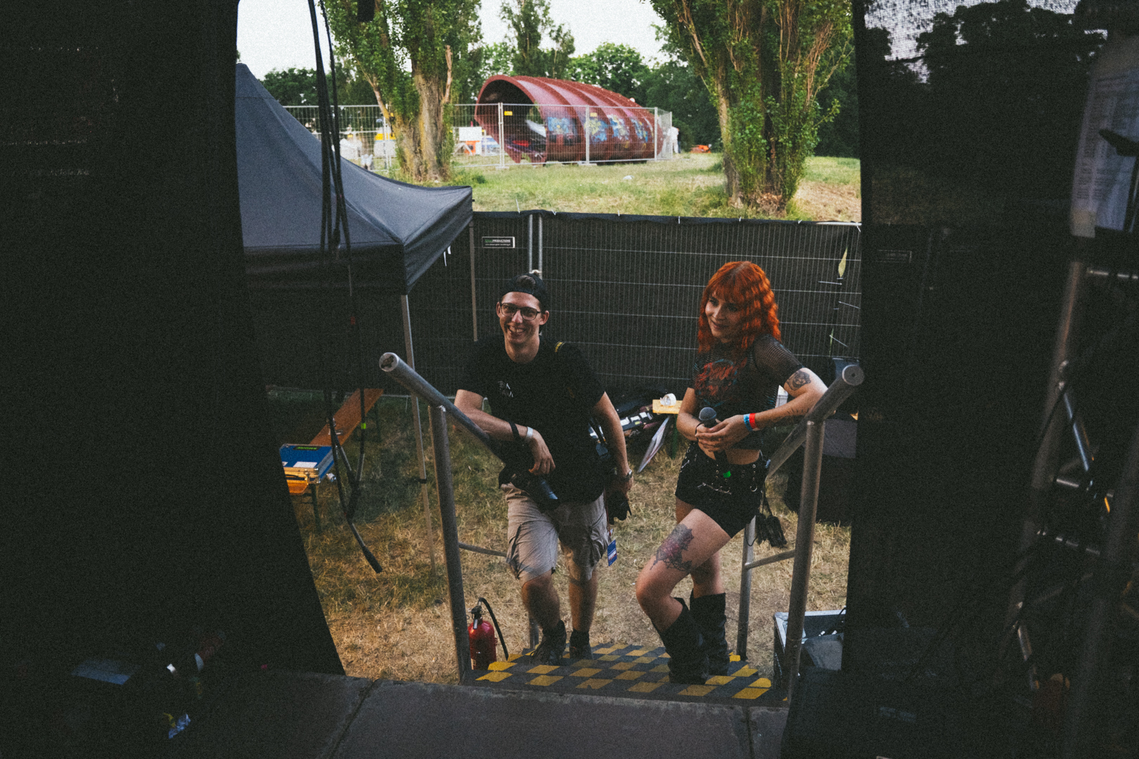 Backstage am Donauinselfest