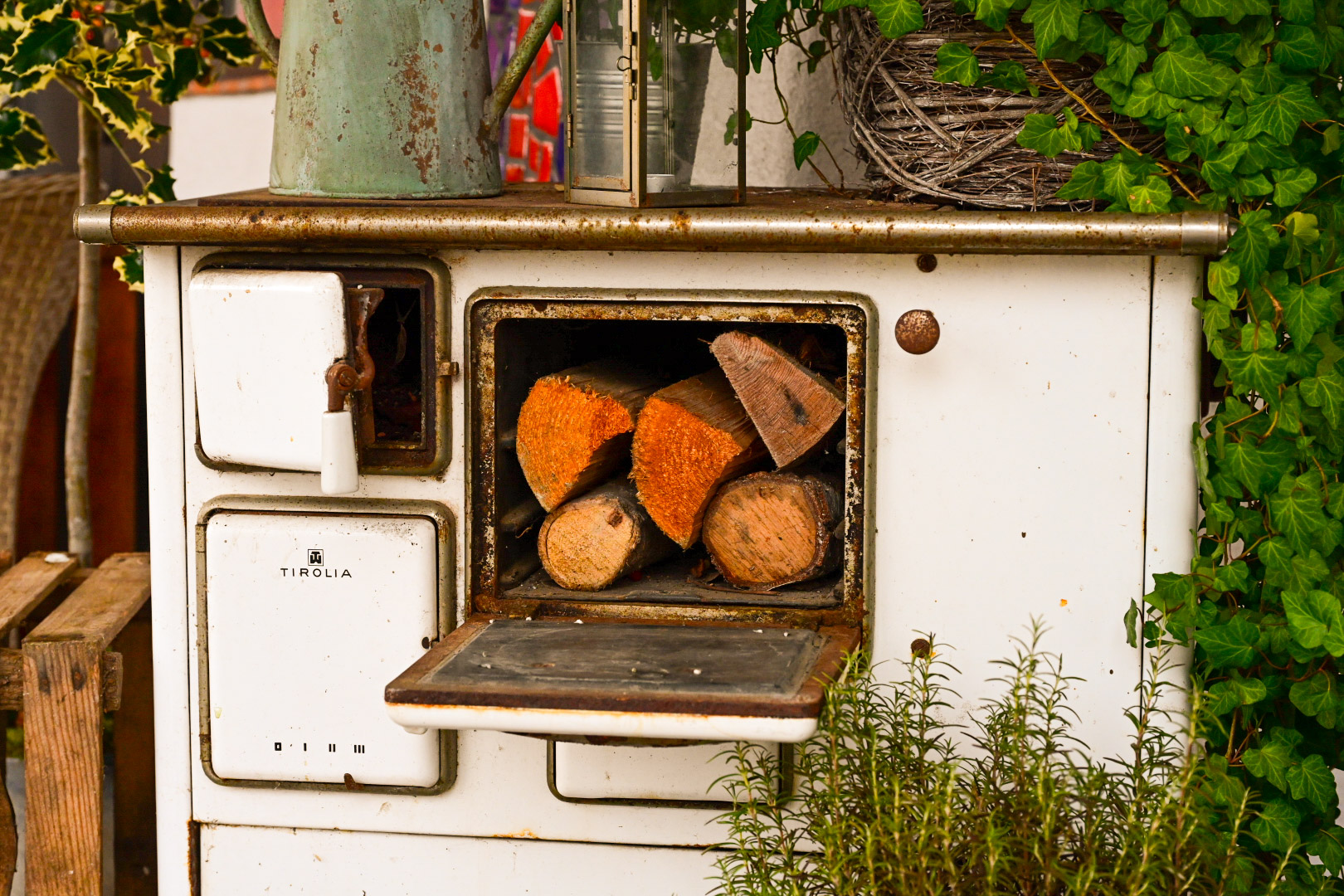 Alter Holz-Küchenofen